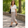 Sandale dama negre din piele naturala cu talpa joasa si inchidere velcro CLP09N